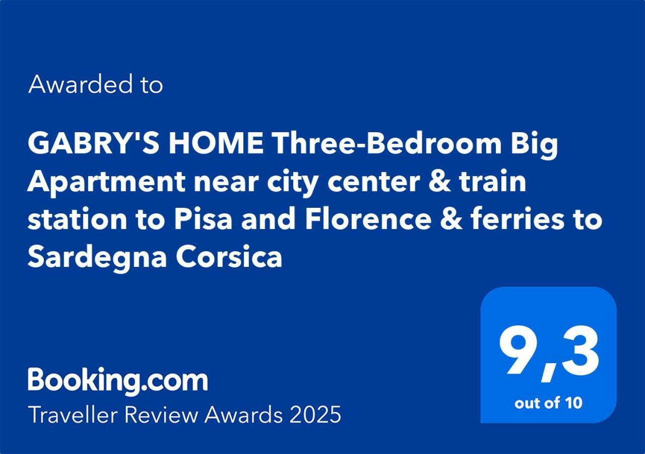 Gabry'S Home Three-Bedroom Big Apartment Near City Center & Train Station To Pisa And Florence & Ferries To Sardegna Corsica Livorno Ngoại thất bức ảnh